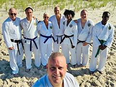 East Coast Black Belt Academy Beach Training