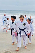 East Coast Black Belt Academy Beach Training