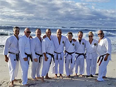 East Coast Black Belt Academy Beach Training