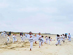 East Coast Black Belt Academy Beach Training