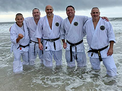 East Coast Black Belt Academy Beach Training