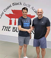 Ralph Macchio And Fumio Demura Visit East Coast Black Belt Academy