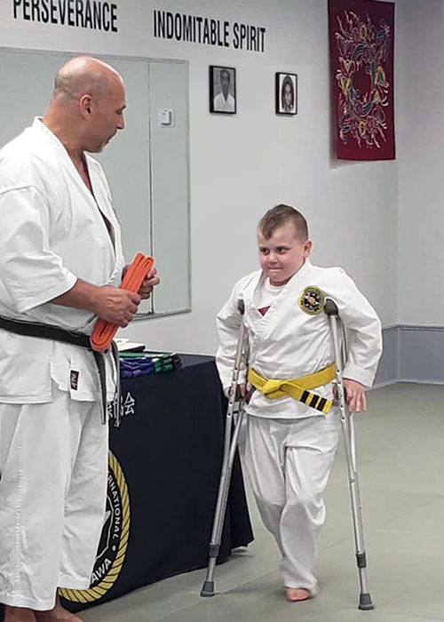 Special Needs Karate Student